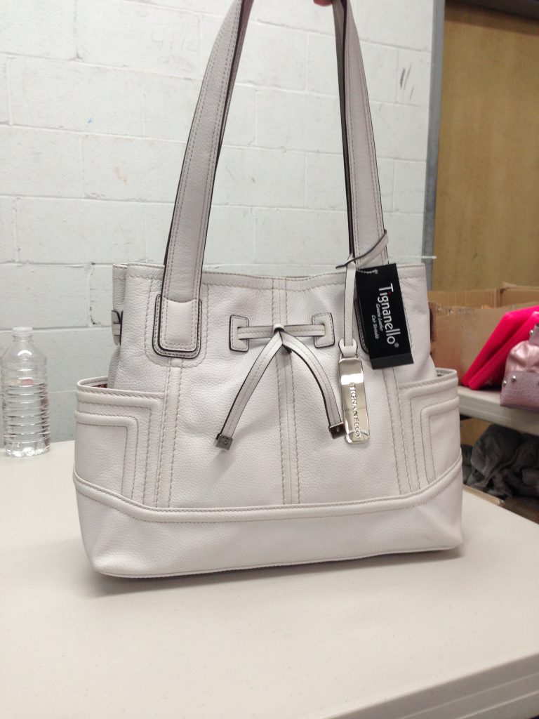 Tignanello white handbag $30 (reg. $190)